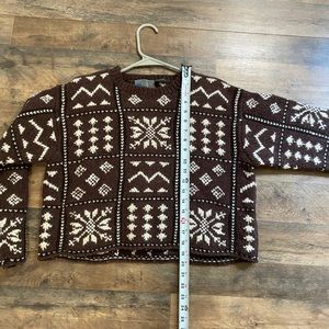 Squaw valley 100% wool sweater nordic style